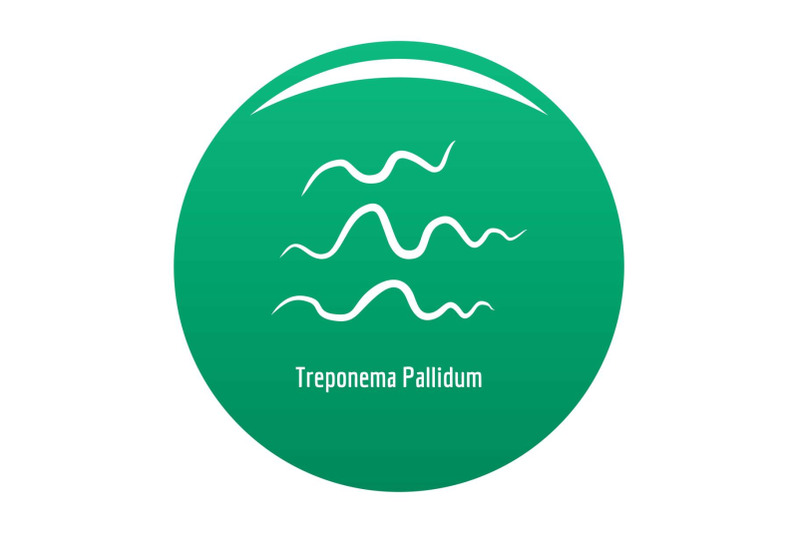 treponema-pallidum-icon-vector-green