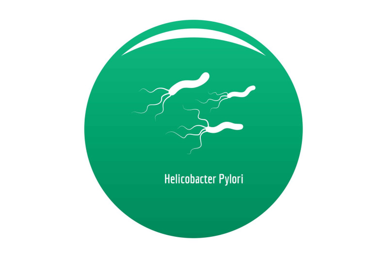 helicobacter-pylory-icon-vector-green