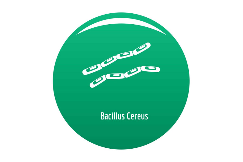 bacillus-cereus-icon-vector-green