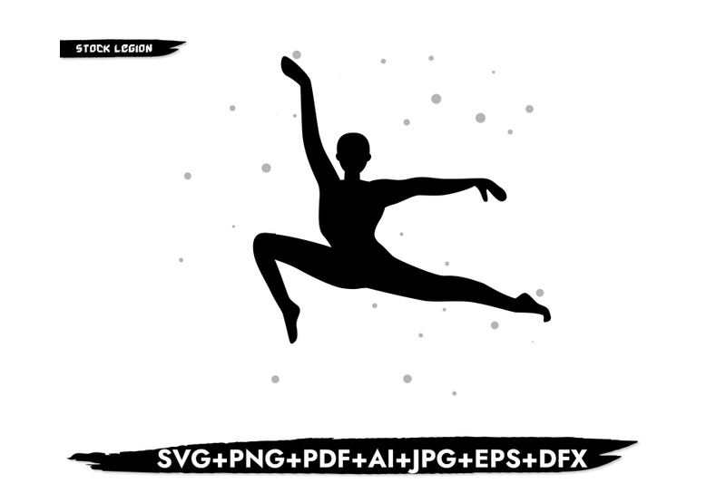 warrior-pose-gymnast-svg