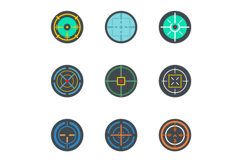 aim-icon-set-flat-style