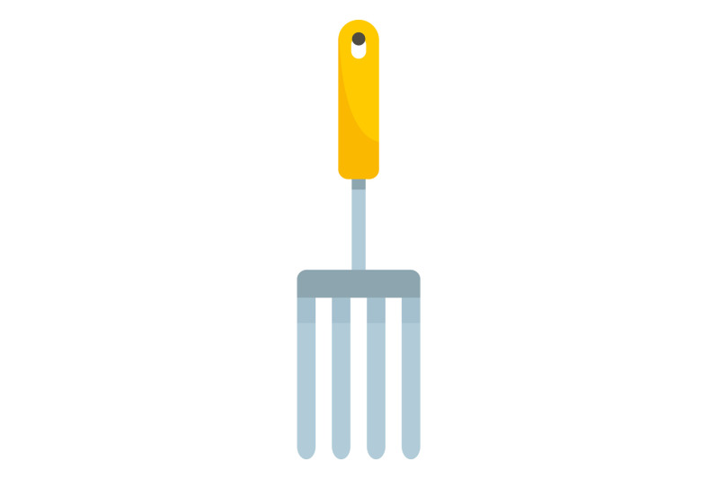 hand-rake-icon-flat-style