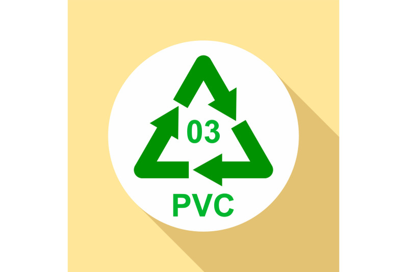 pvc-sign-icon-flat-style