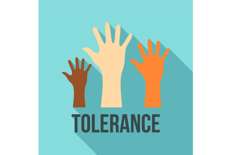 racism-tolerance-logo-flat-style