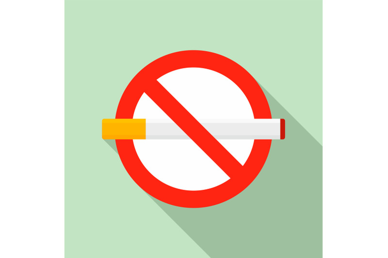 public-no-smoking-icon-flat-style