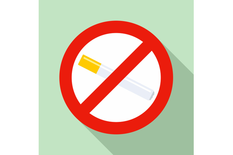 no-smoking-cigarette-icon-flat-style