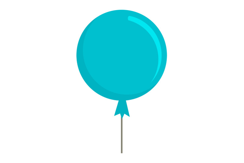 blue-sky-balloon-icon-flat-style