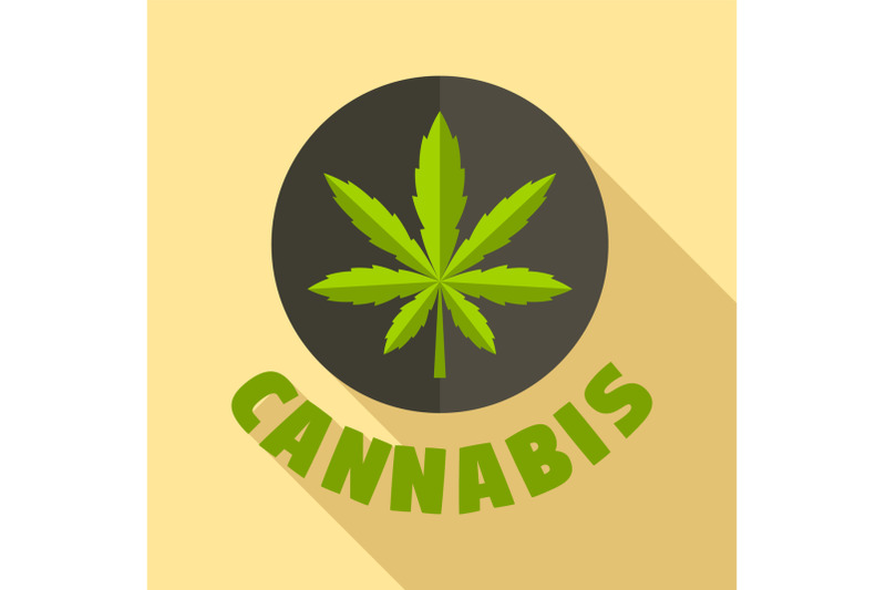 cannabis-leaf-logo-flat-style