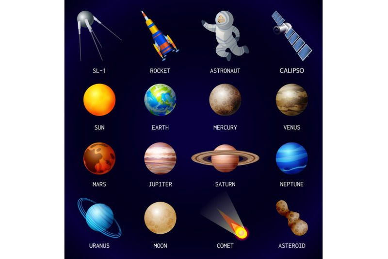 planets-icon-set-cartoon-style