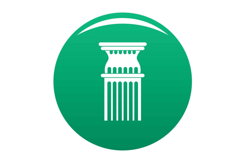 column-icon-vector-green