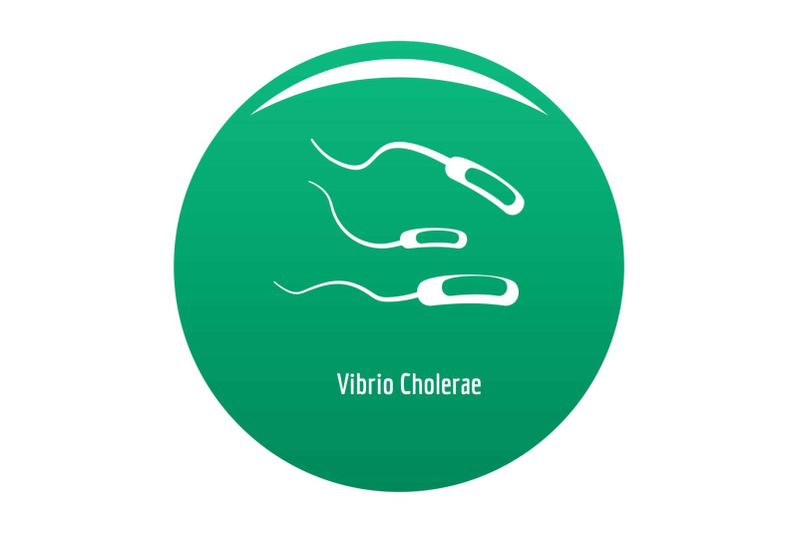 vibrio-cholerae-icon-vector-green