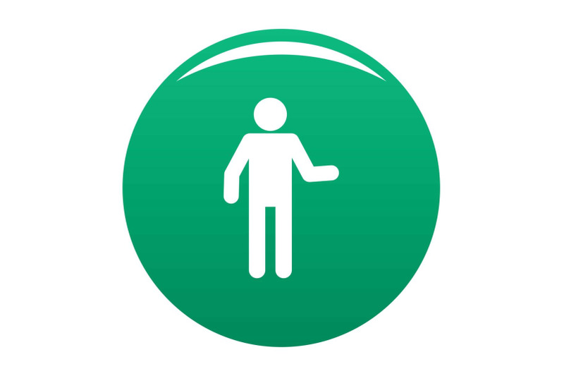 stick-figure-stickman-icon-vector-green