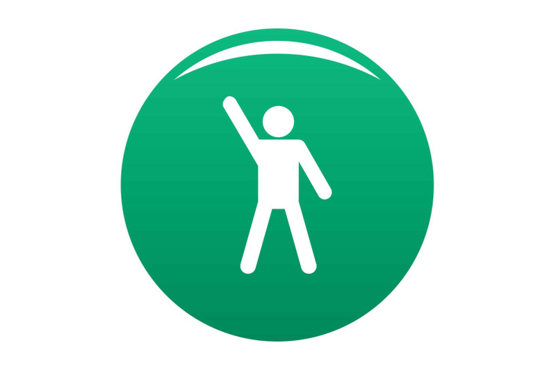 stick-figure-stickman-icon-vector-green