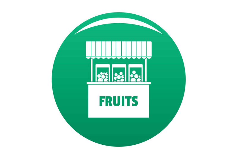 fruits-selling-icon-vector-green