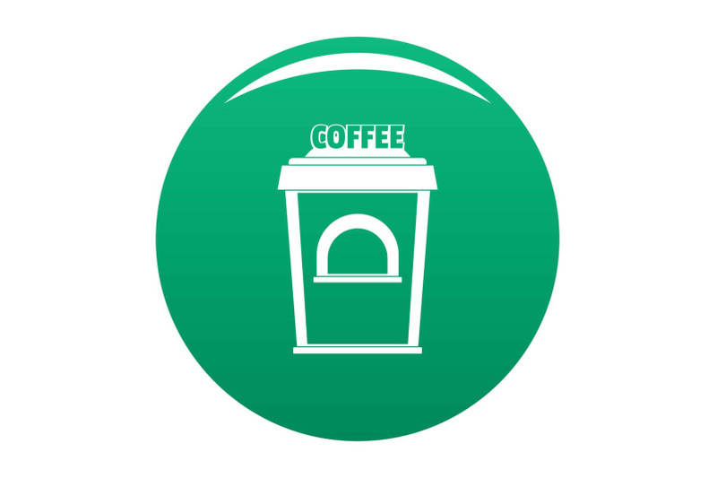 coffee-selling-icon-vector-green