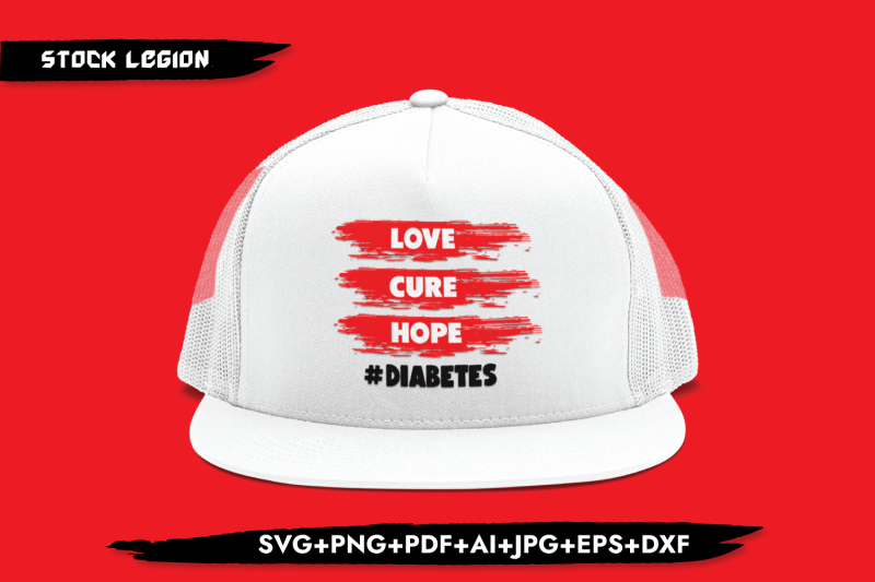 love-cure-hope-diabetes-svg