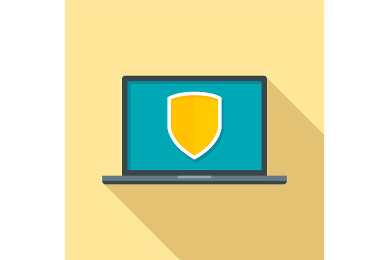 secured-laptop-icon-flat-style