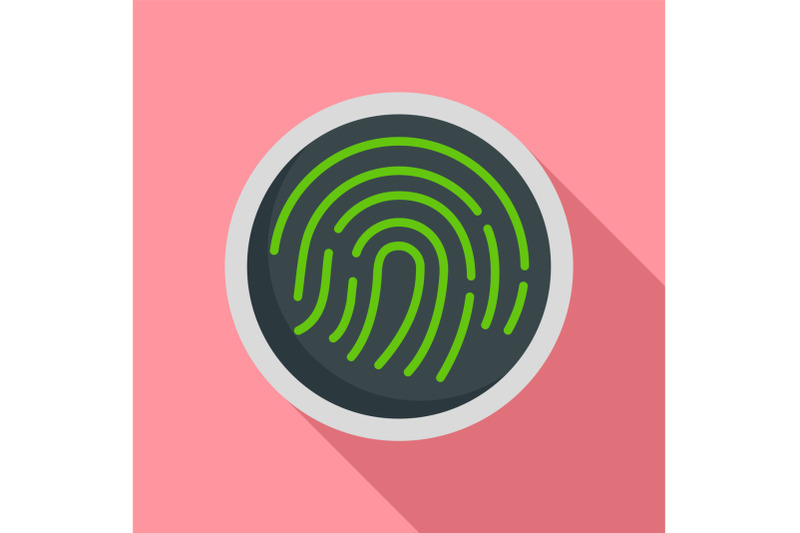 fingerprint-icon-flat-style