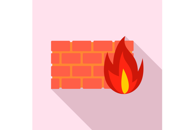 firewall-icon-flat-style