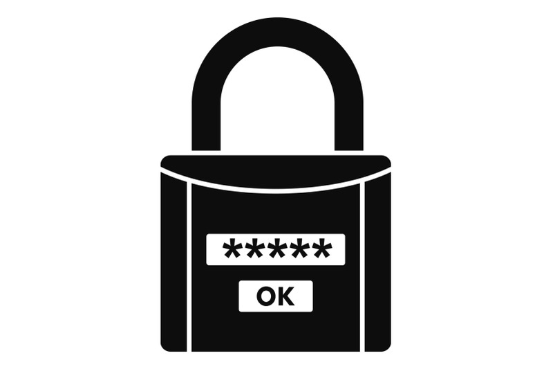 password-lock-icon-simple-style