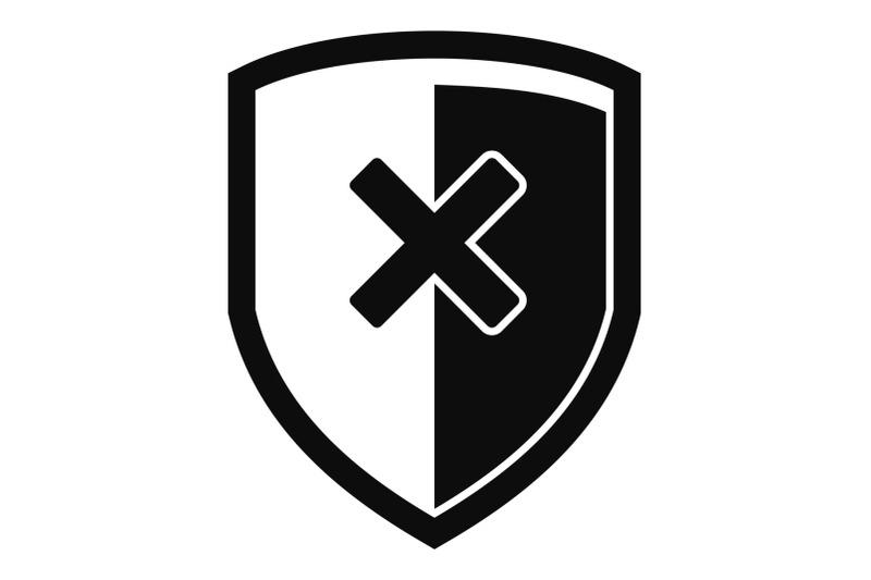 no-digital-secured-icon-simple-style