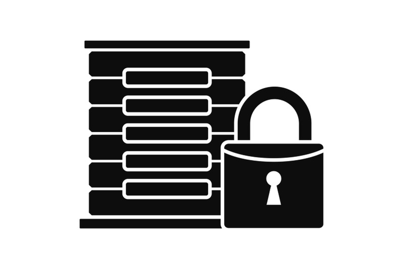 protected-server-icon-simple-style