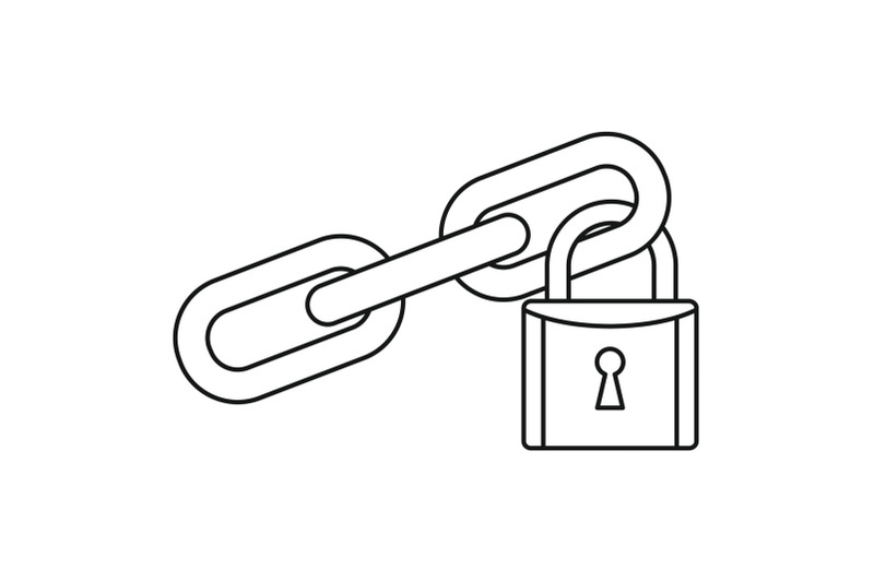 secured-lock-icon-outline-style