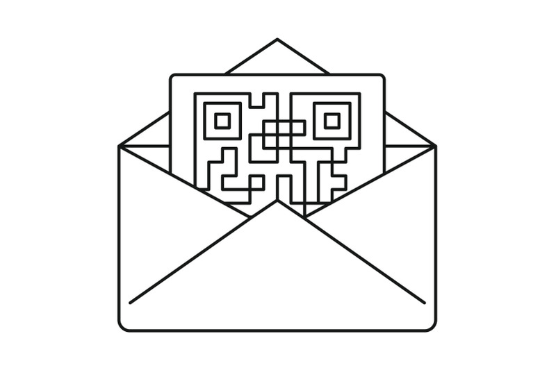 secured-envelope-letter-icon-outline-style