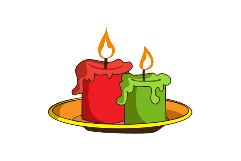halloween-candle-icon-cartoon-style