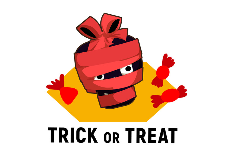 trick-or-treat-candy-logo-cartoon-style