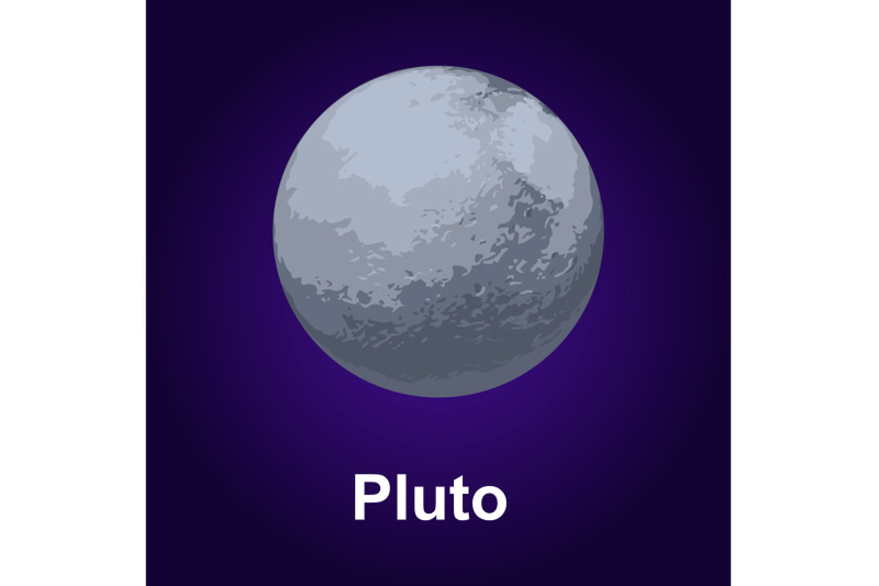 pluton-planet-icon-isometric-style