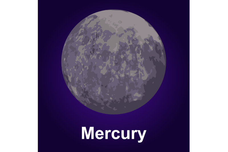mercury-icon-isometric-style