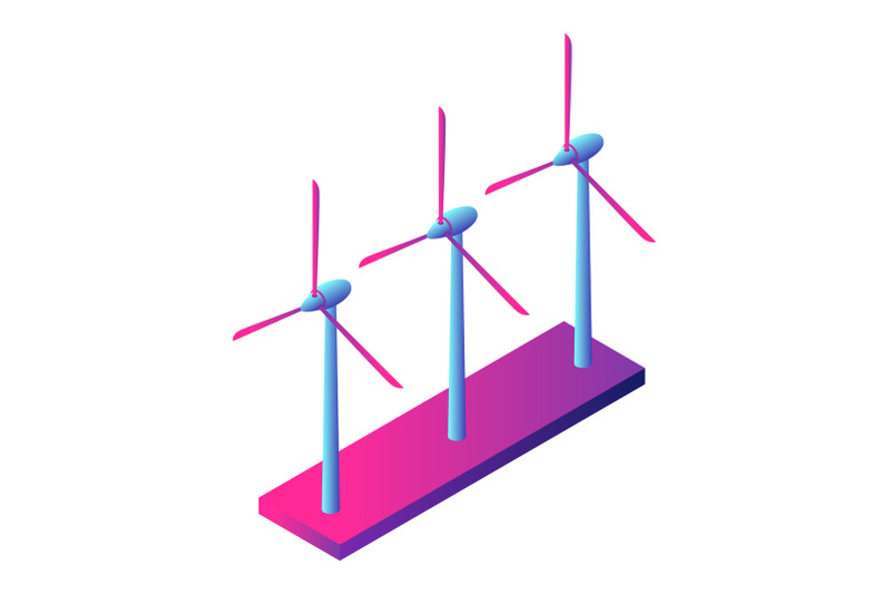 wind-turbine-plant-icon-isometric-style