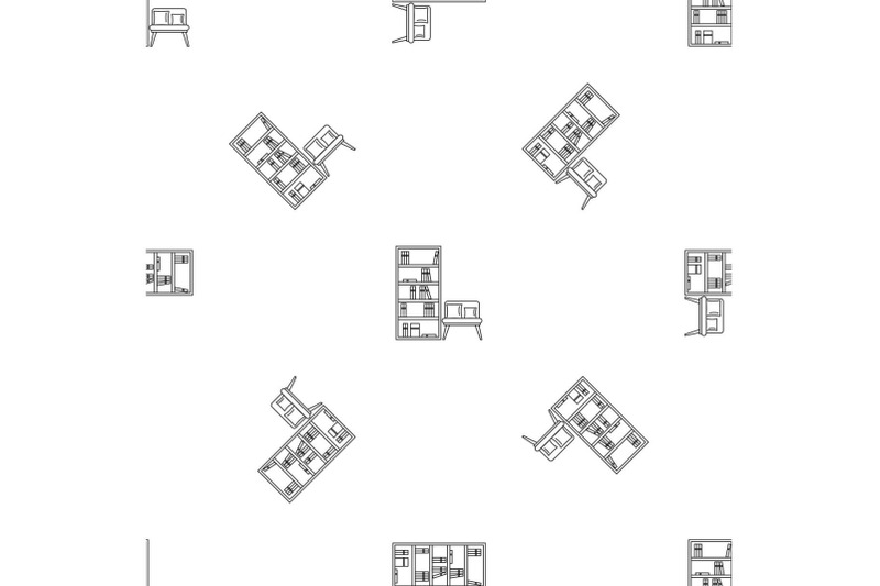 reading-room-pattern-seamless-vector