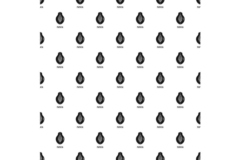 papaya-pattern-seamless-vector