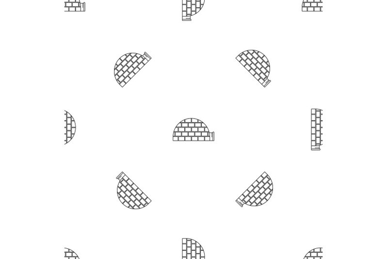 alaska-igloo-pattern-seamless-vector