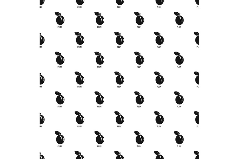 plum-pattern-seamless-vector