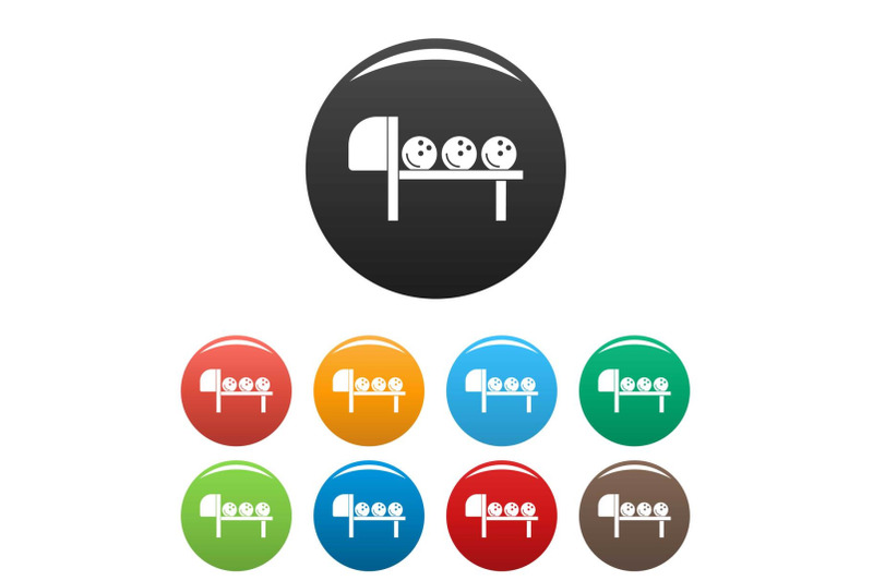 bowling-stand-balls-icons-set-color