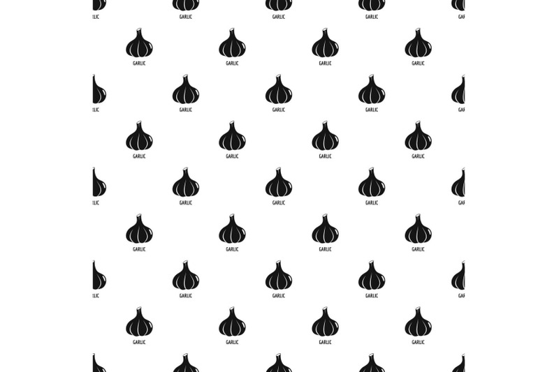 garlic-pattern-seamless-vector