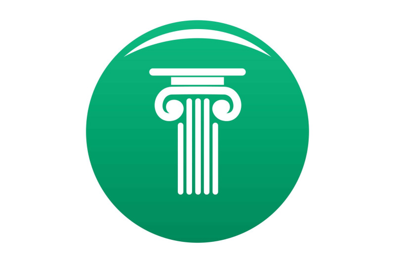 outer-column-icon-vector-green
