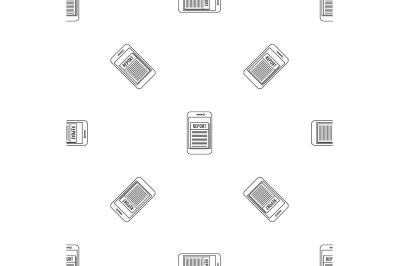 expense-report-pattern-seamless-vector