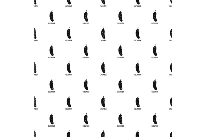 cucumber-pattern-seamless-vector