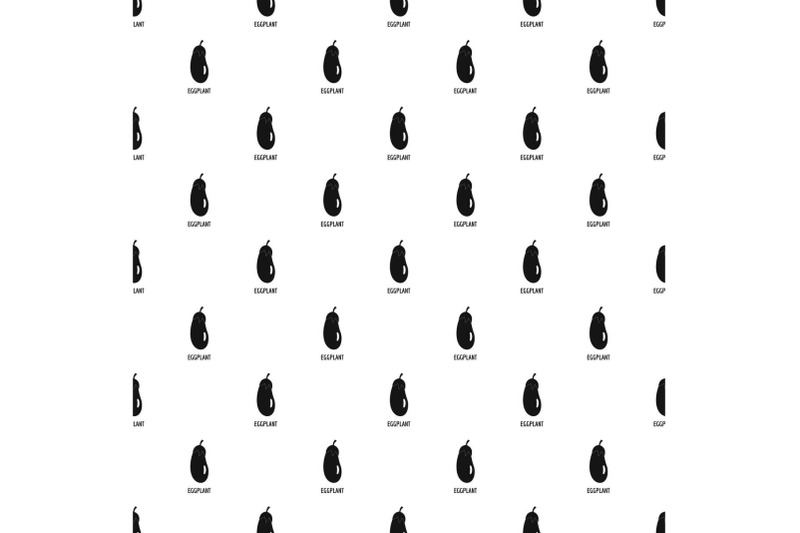 eggplant-pattern-seamless-vector