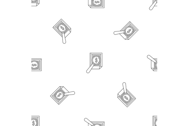 payment-paper-pattern-seamless-vector