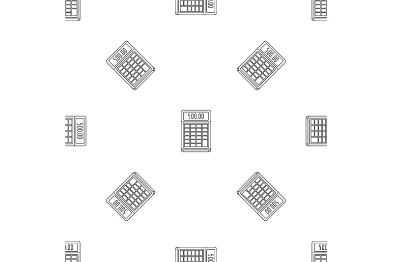 financial-calculator-pattern-seamless-vector