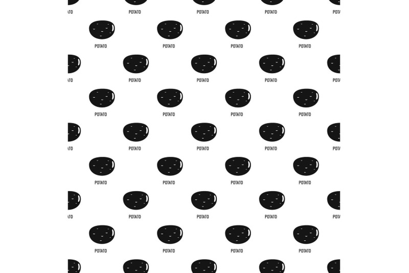 potato-pattern-seamless-vector