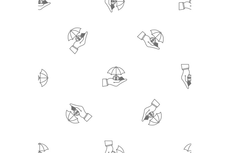 safe-money-hand-pattern-seamless-vector