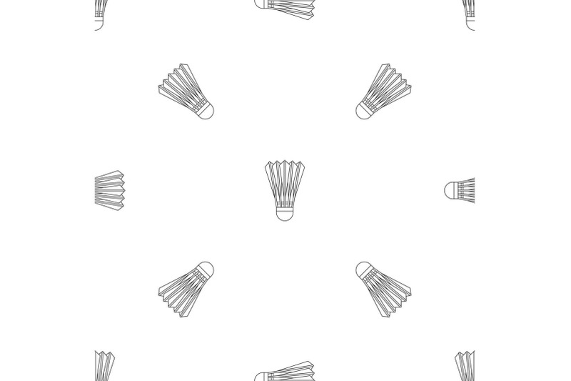 badminton-shuttlecock-pattern-seamless-vector