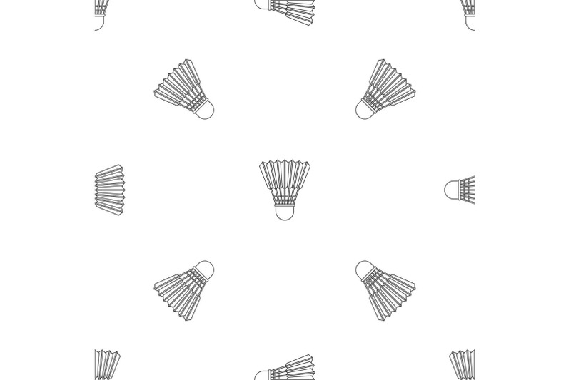 shuttle-birdie-pattern-seamless-vector