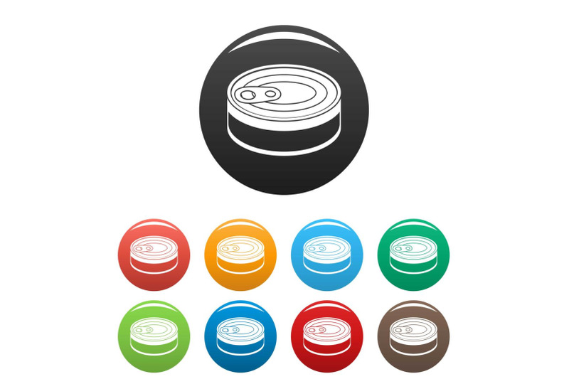 tuna-can-icon-simple-style